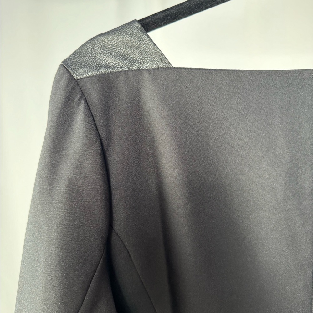 NWT Eloquii Collarless Blazer Jacket in Black Size 16 - Picture 8 of 8